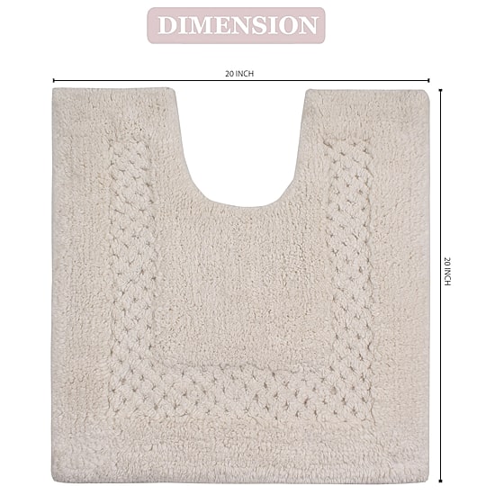 Home Weavers Inc Classy Quick Dry 20X20 Inch Bath Rug