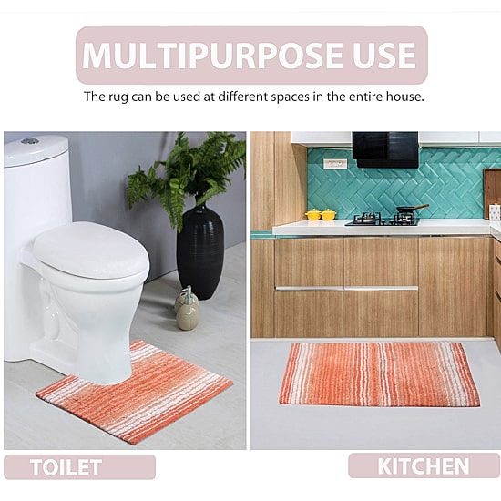 Home Weavers Inc Gradation 3-pc. Quick Dry Bath Rug Set