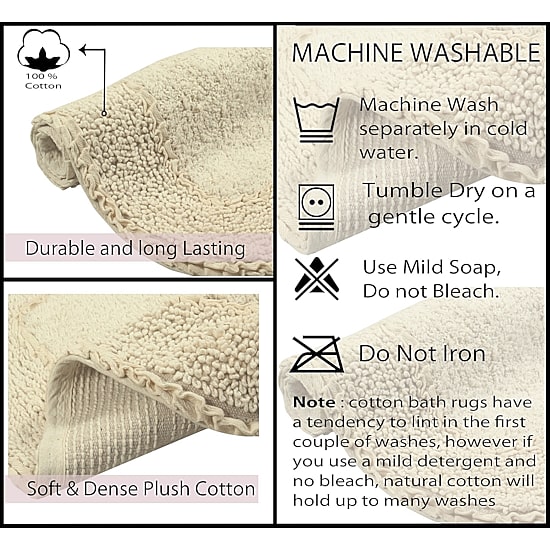 Home Weavers Inc Radiant 3-pc. Quick Dry Bath Rug Set