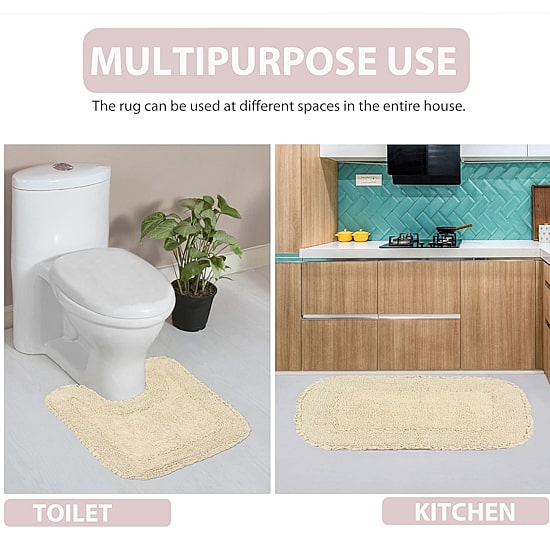 Home Weavers Inc Radiant 3-pc. Quick Dry Bath Rug Set