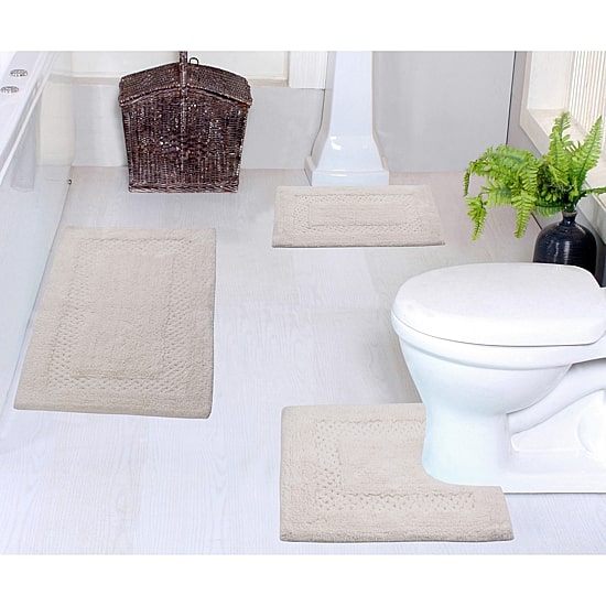 Home Weavers Inc Classy 3-pc. Quick Dry Bath Rug Set