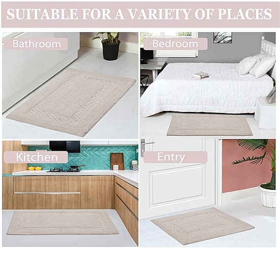 Home Weavers Inc Classy 3-pc. Quick Dry Bath Rug Set