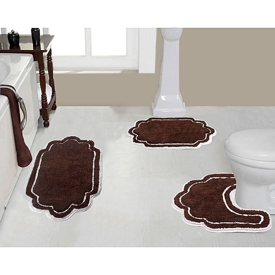 Home Weavers Inc Allure 3-pc. Quick Dry Bath Rug Set