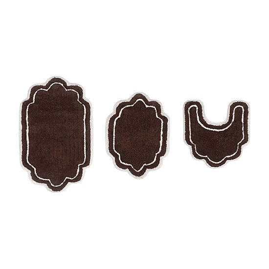 Home Weavers Inc Allure 3-pc. Quick Dry Bath Rug Set
