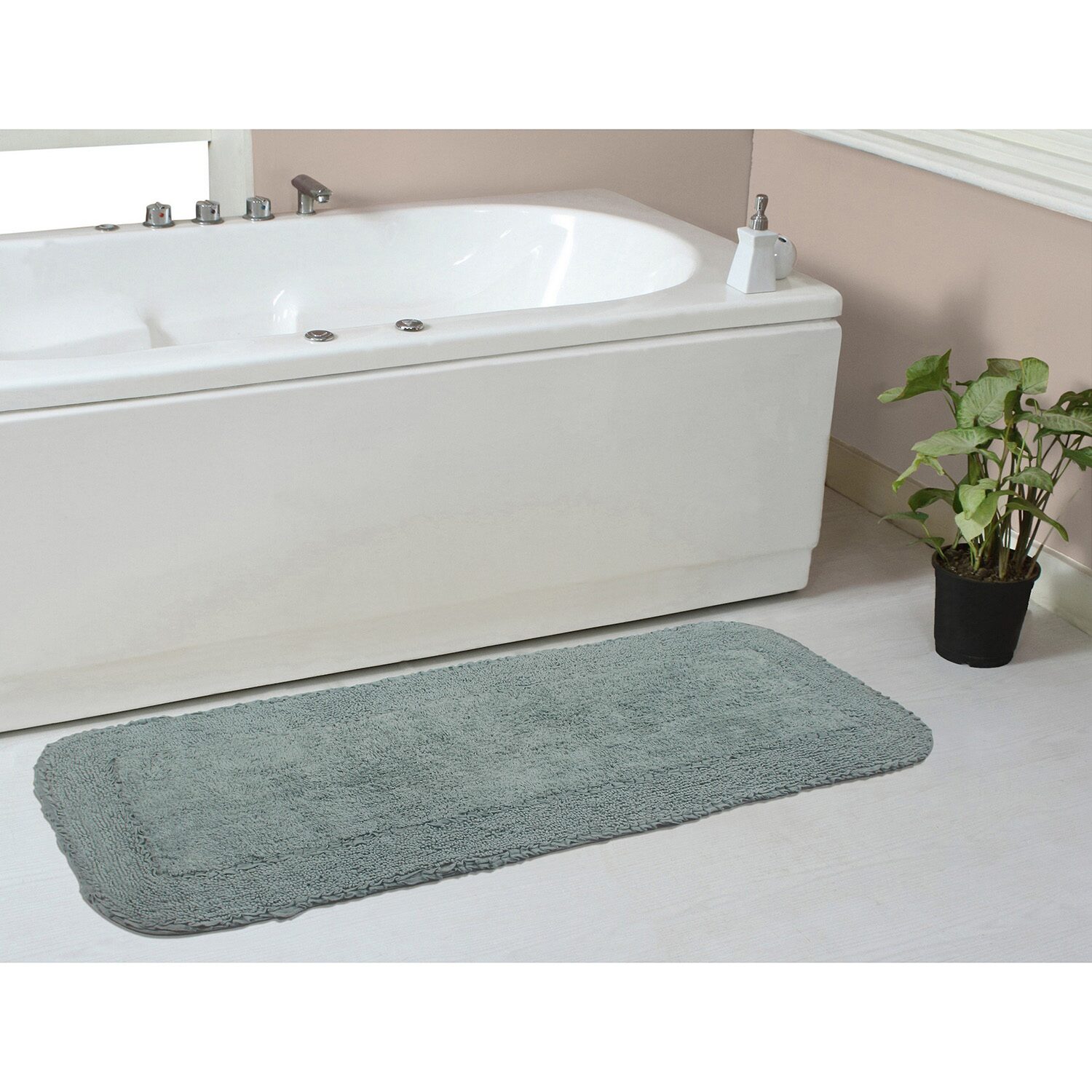 Home Weavers Inc Radiant Quick Dry 21X54 Inch Bath Rug