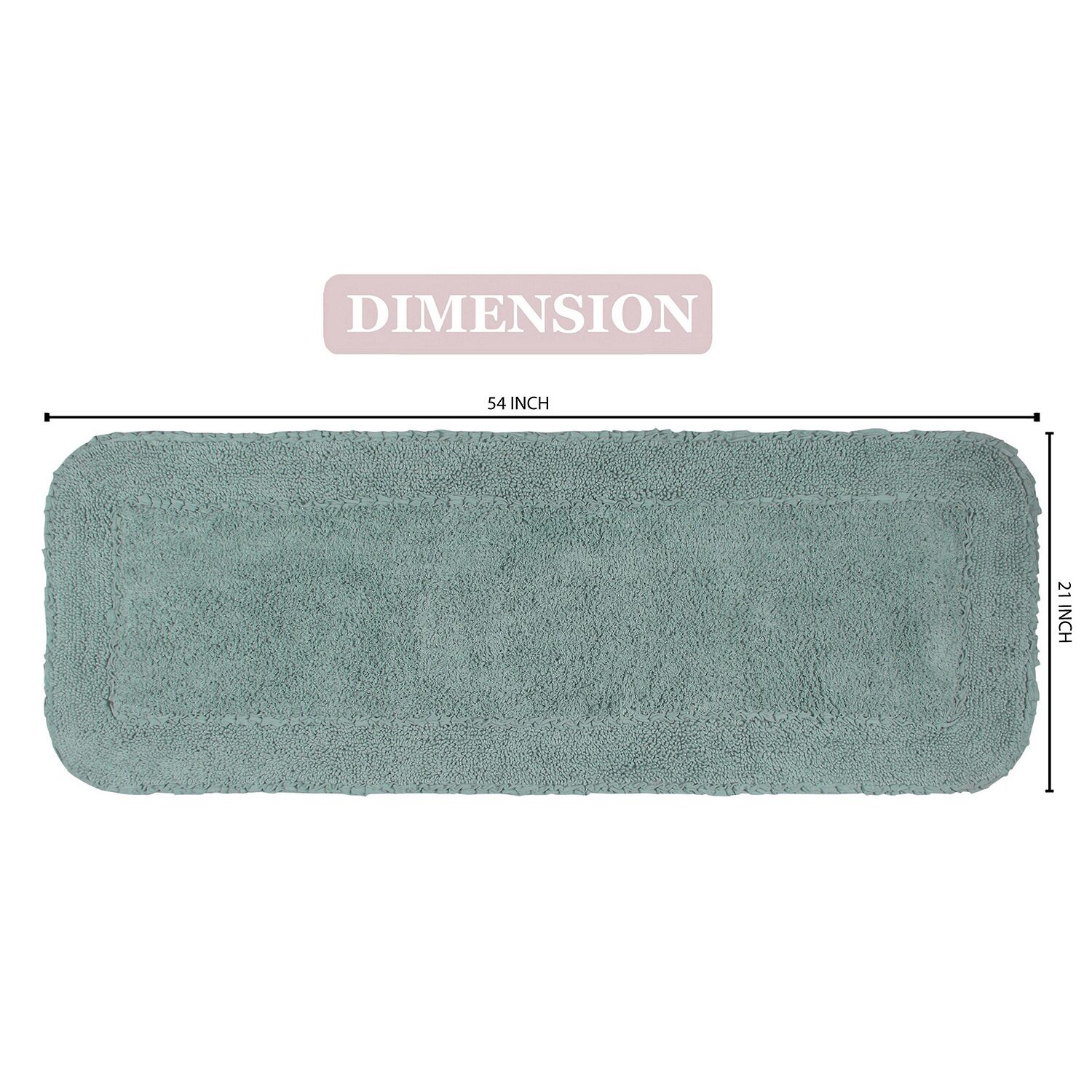 Home Weavers Inc Radiant Quick Dry 21X54 Inch Bath Rug