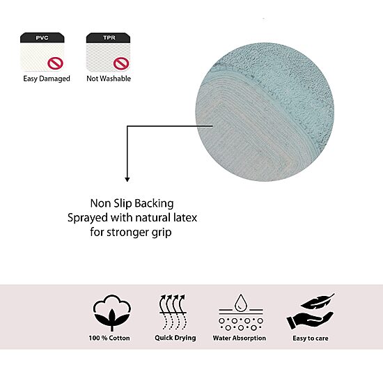 Home Weavers Inc Radiant Quick Dry 21X54 Inch Bath Rug