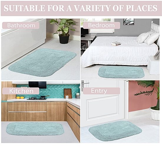 Home Weavers Inc Radiant Quick Dry 21X54 Inch Bath Rug