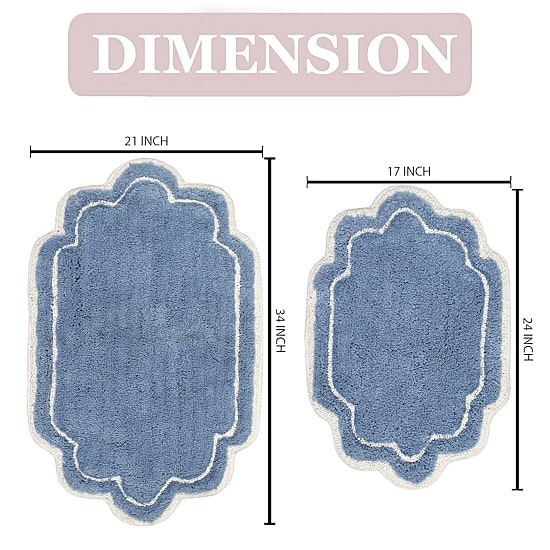 Home Weavers Inc Allure 2-pc. Quick Dry Bath Rug Set