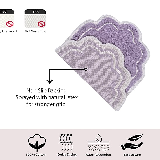 Home Weavers Inc Allure 3-pc. Quick Dry Bath Rug Set