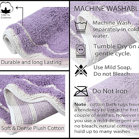 Home Weavers Inc Allure 3-pc. Quick Dry Bath Rug Set