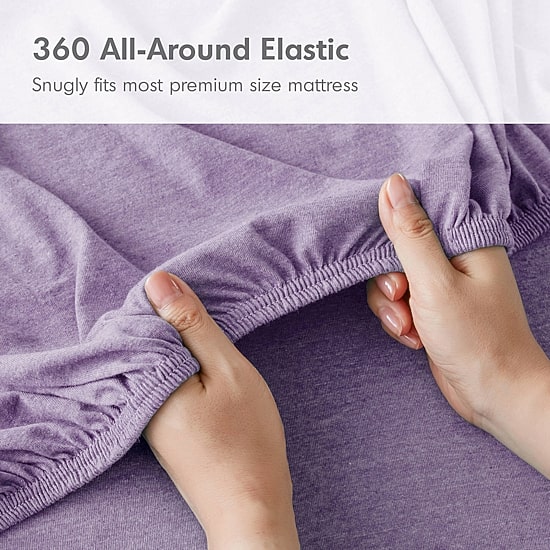 Intelligent Design Cotton Blend Jersey Knit Deep Pocket Sheet Set