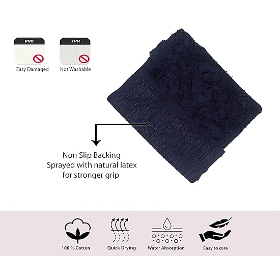 Home Weavers Inc Modesto Quick Dry 17X24 Inch Bath Rug