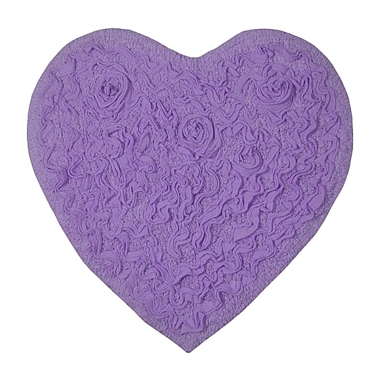 Home Weavers Inc Modesto Heart Bath Rug