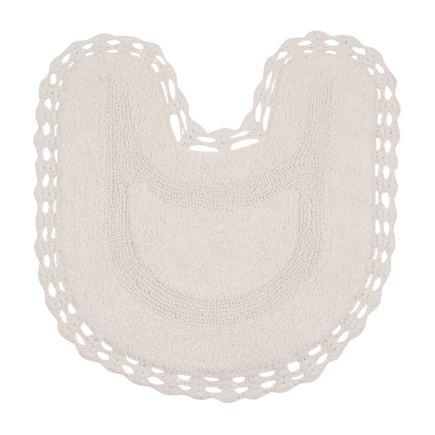 Home Weavers Inc Hampton Crochet Reversible 20X20 Inch Bath Rug