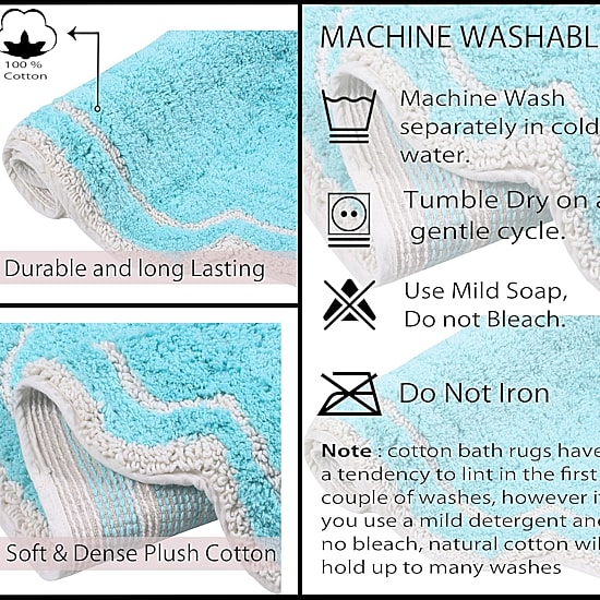 Home Weavers Inc Allure Quick Dry 20X20 Inch Bath Rug