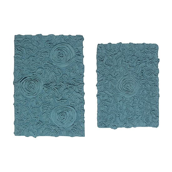 Home Weavers Inc Bellflower 2-pc. Quick Dry Bath Rug Set