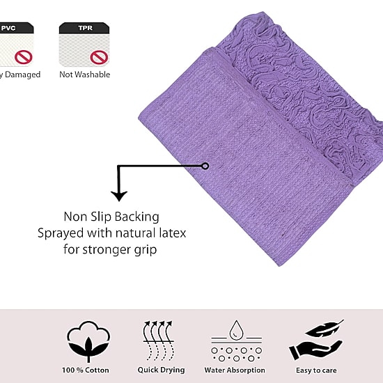 Home Weavers Inc Bellflower 4-pc. Quick Dry Bath Rug Set