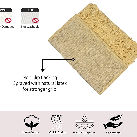 Home Weavers Inc Bellflower 5-pc. Quick Dry Bath Rug Set