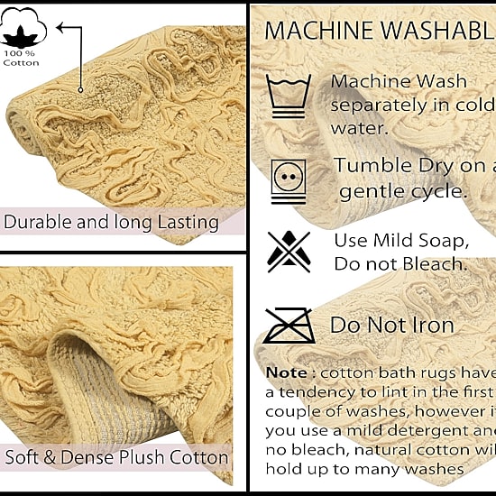 Home Weavers Inc Bellflower 5-pc. Quick Dry Bath Rug Set