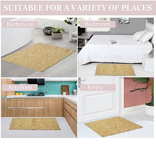 Home Weavers Inc Bellflower 5-pc. Quick Dry Bath Rug Set