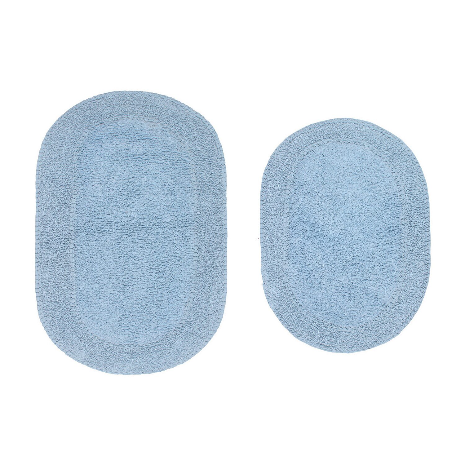 Home Weavers Inc Double Ruffle -pc. Quick Dry Bath Rug Set