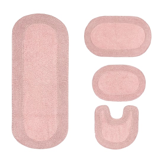Home Weavers Inc Double Ruffle 4-pc. Quick Dry Bath Rug Set