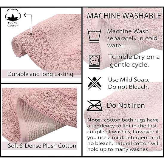 Home Weavers Inc Double Ruffle 4-pc. Quick Dry Bath Rug Set