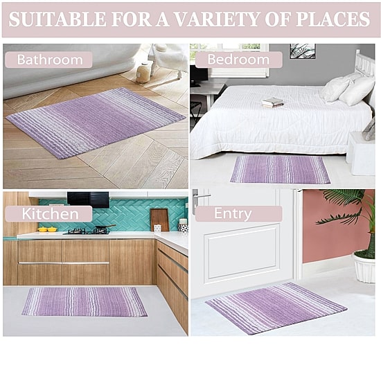 Home Weavers Inc Gradation Quick Dry 20X20 Inch Bath Rug