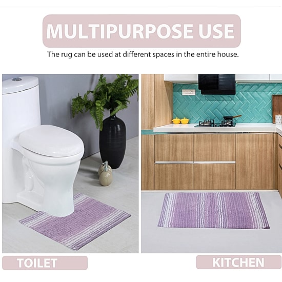 Home Weavers Inc Gradation Quick Dry 20X20 Inch Bath Rug