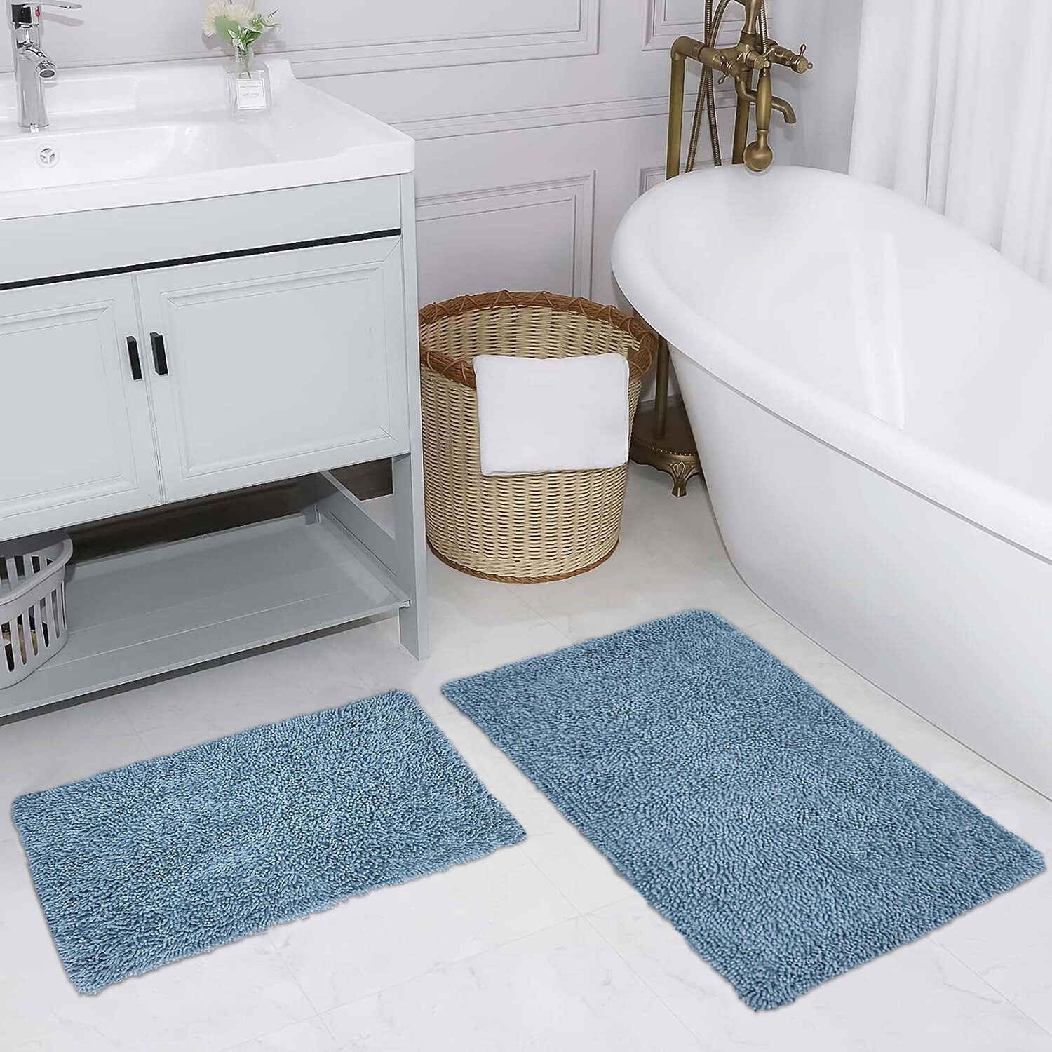 Home Weavers Inc Fantasia -pc. Quick Dry Bath Rug Set