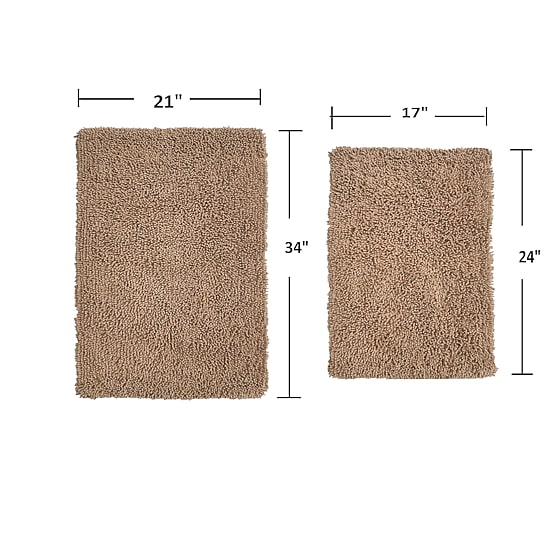 Home Weavers Inc Fantasia 2-pc. Quick Dry Bath Rug Set