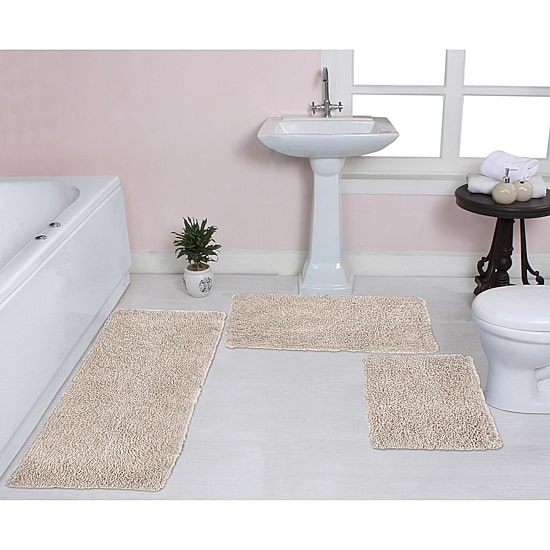 Home Weavers Inc Fantasia 3-pc. Quick Dry Bath Rug Set