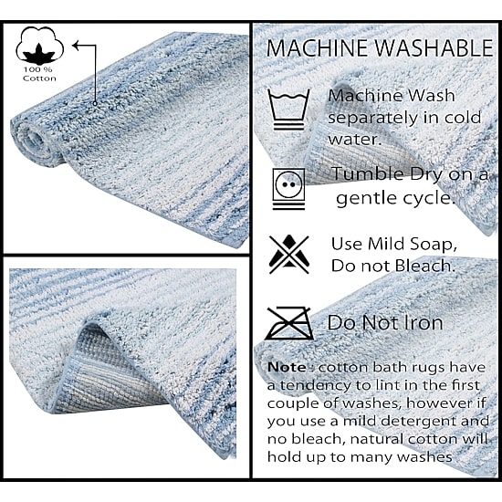 Home Weavers Inc Gradiation Quick Dry Bath Rug