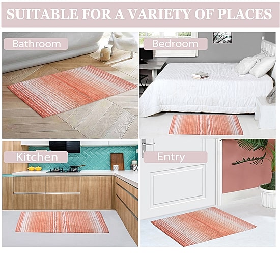Home Weavers Inc Gradiation Quick Dry Bath Rug