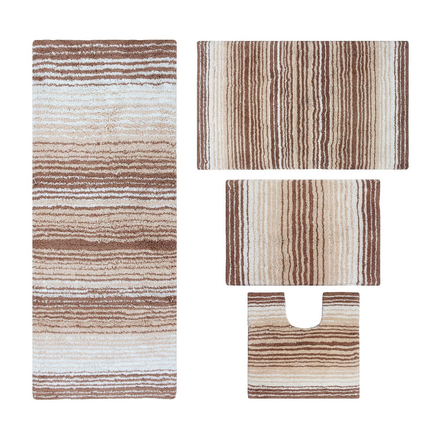 Home Weavers Inc Gradiation Quick Dry Bath Rug