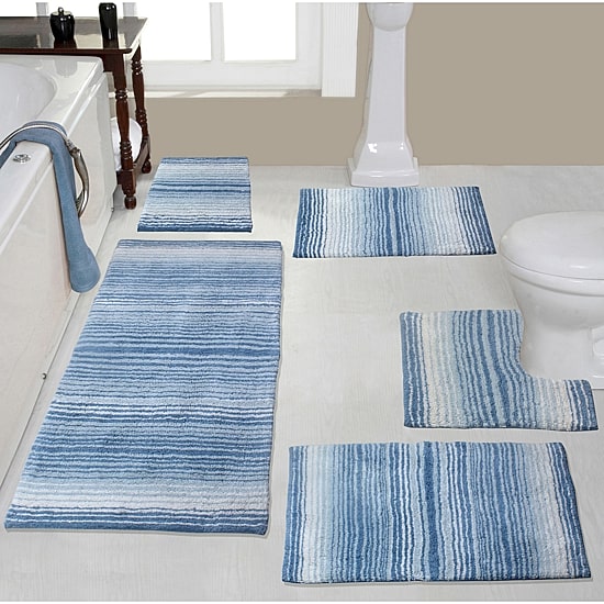 Home Weavers Inc Gradiation Quick Dry Bath Rug