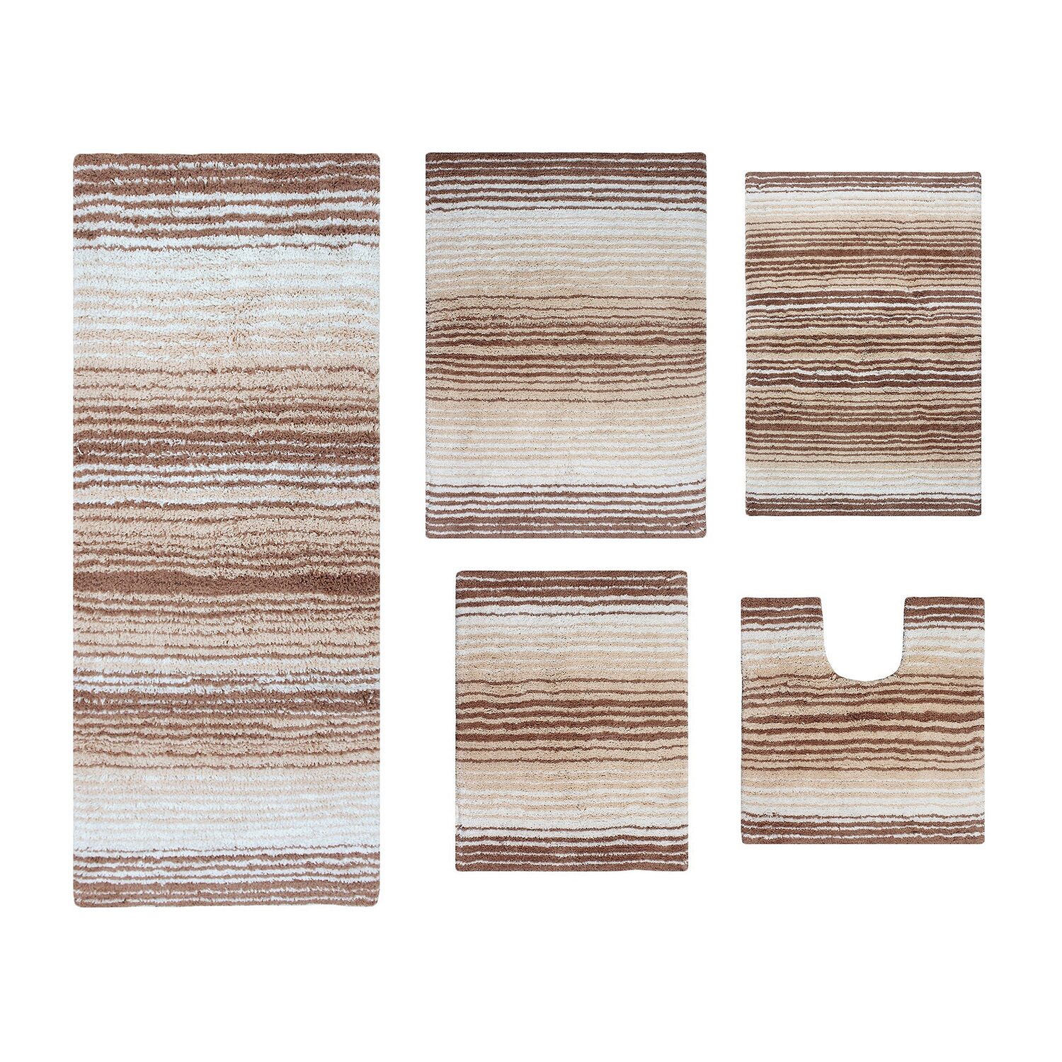 Home Weavers Inc Gradiation Quick Dry Bath Rug