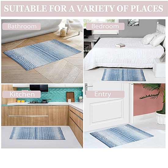 Home Weavers Inc Gradiation Quick Dry Bath Rug