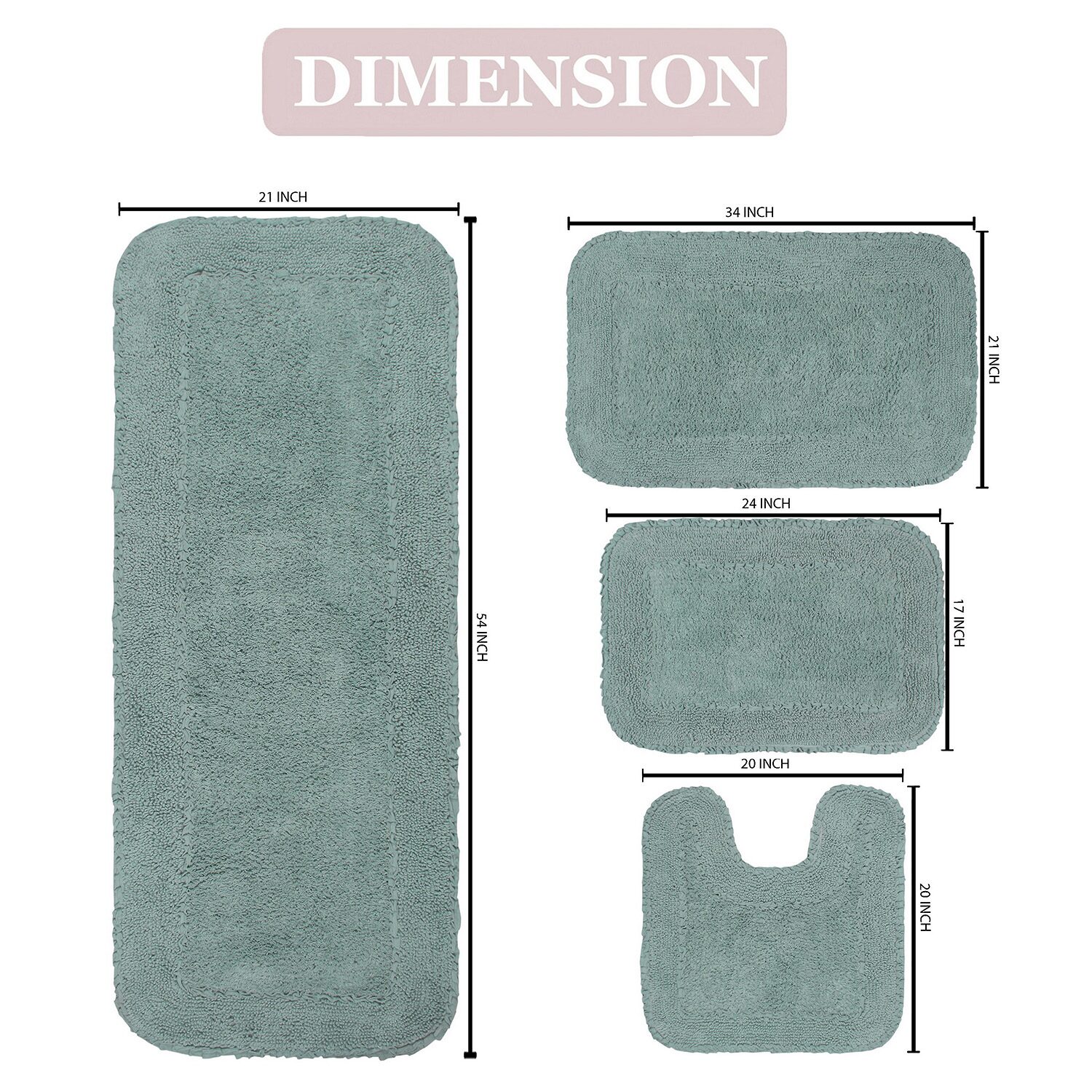 Home Weavers Inc Radiant Quick Dry Bath Rug