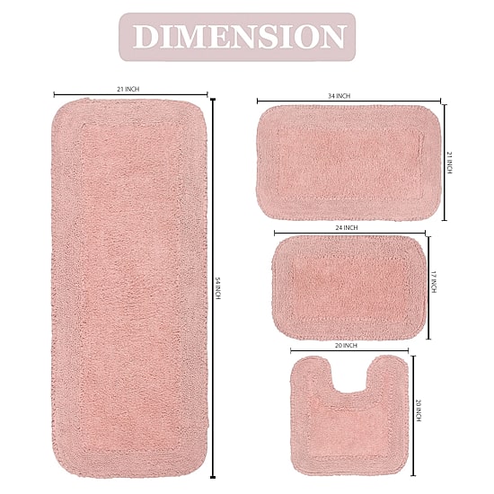 Home Weavers Inc Radiant Quick Dry Bath Rug