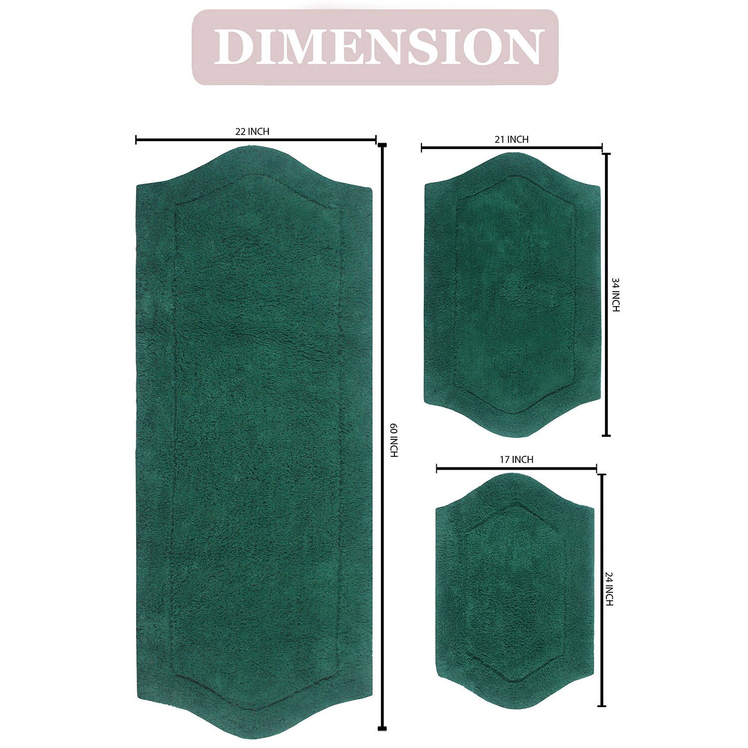 Home Weavers Inc Waterford Quick Dry Bath Rug