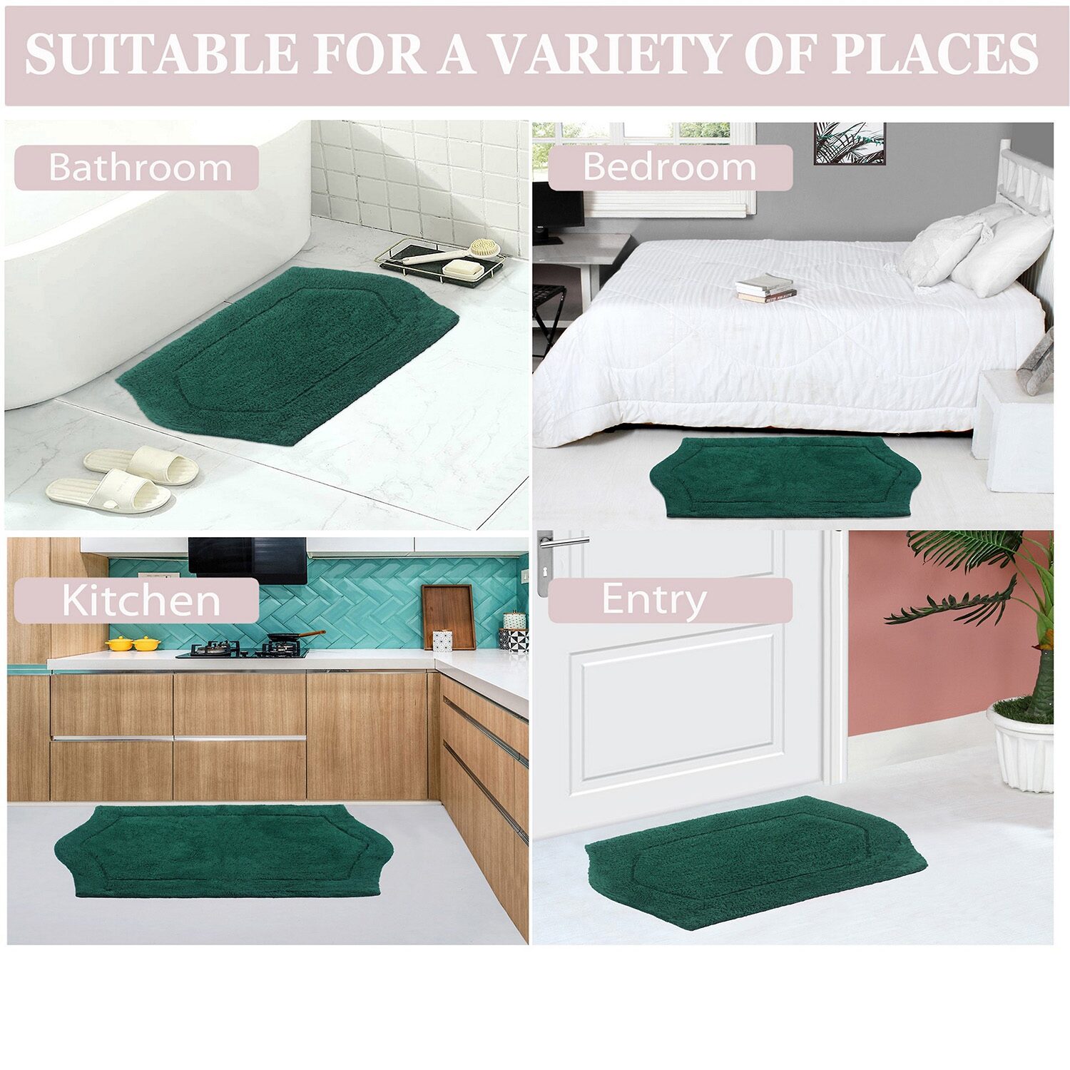 Home Weavers Inc Waterford Quick Dry Bath Rug