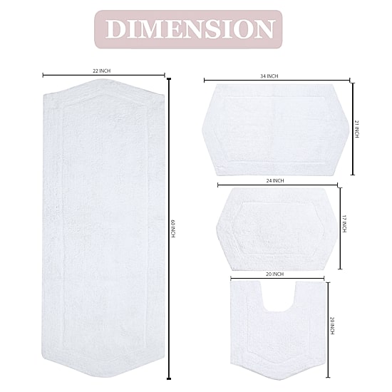 Home Weavers Inc Waterford Quick Dry Bath Rug