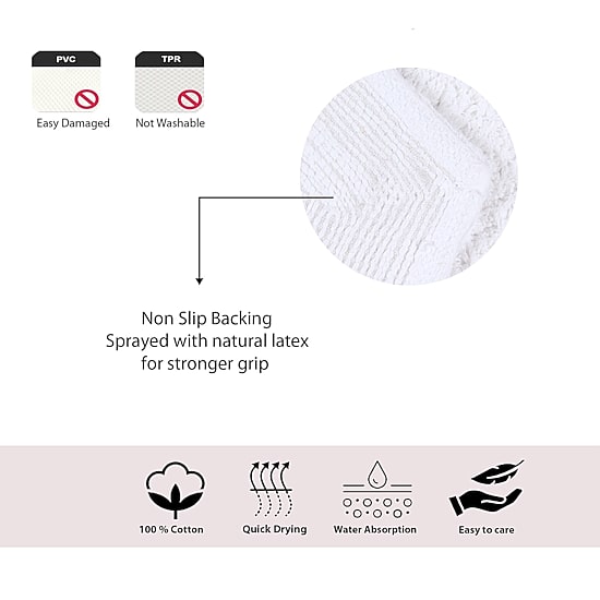 Home Weavers Inc Waterford Quick Dry Bath Rug