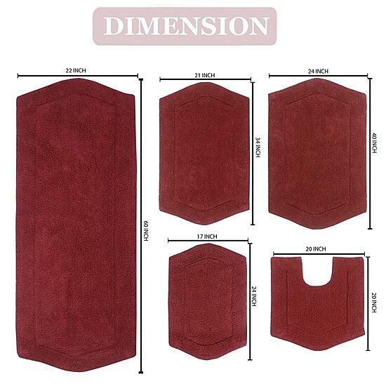 Home Weavers Inc Waterford Quick Dry Bath Rug