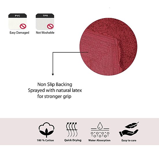 Home Weavers Inc Waterford Quick Dry Bath Rug