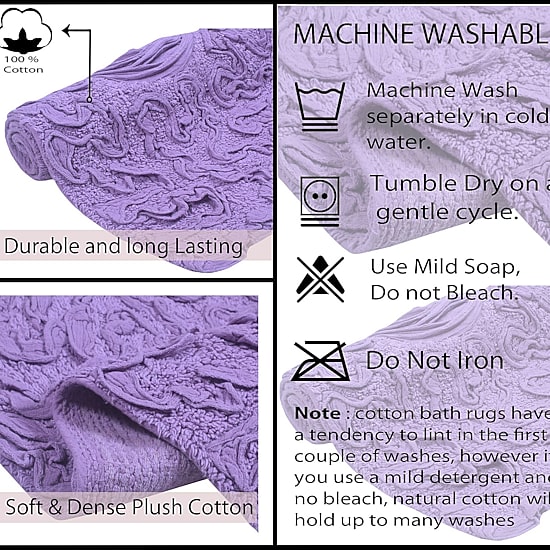 Home Weavers Inc Bell Flower Quick Dry Bath Rug