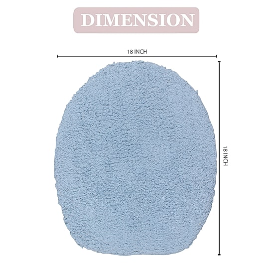 Home Weavers Inc Double Ruffle Toilet Lid Cover