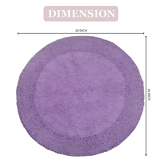 Home Weavers Inc Double Ruffle Quick Dry Bath Rug
